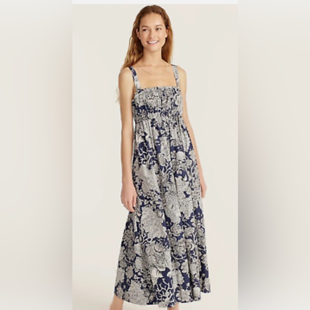 J. Crew Navy/White Ratti Seashell print 14 EUC - Picture 2 of 13